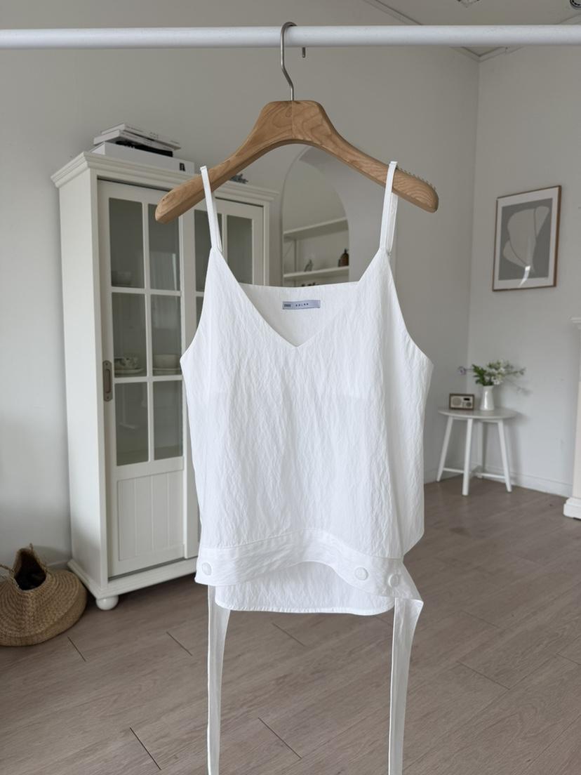 SOLAR韓國代購女裝新款人氣熱賣26春夏推薦時尚吊帶背心紐扣SOLAR吊帶/背心