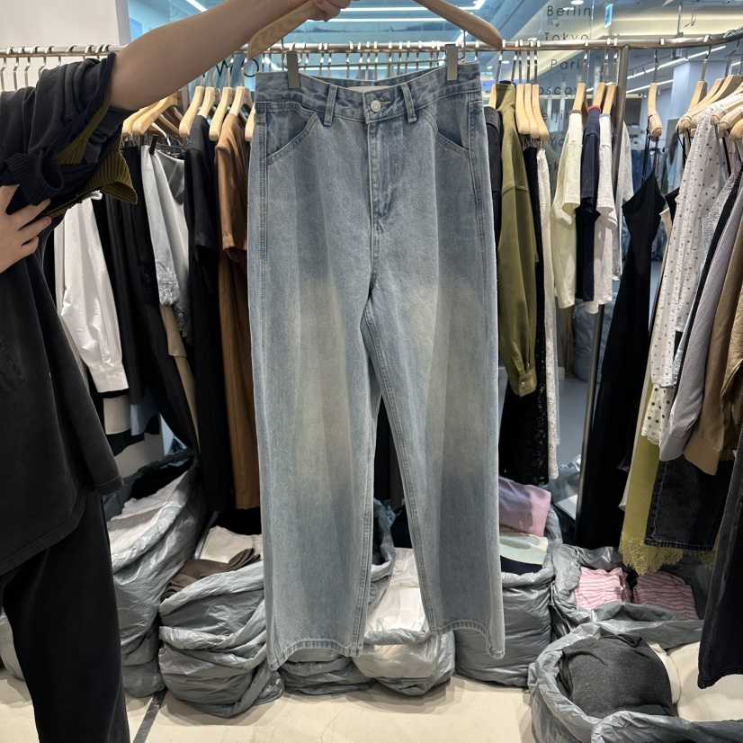 HONG.U韓國直郵實拍女士新款人氣熱賣休閑推薦26春夏牛仔褲HONG.U牛仔褲