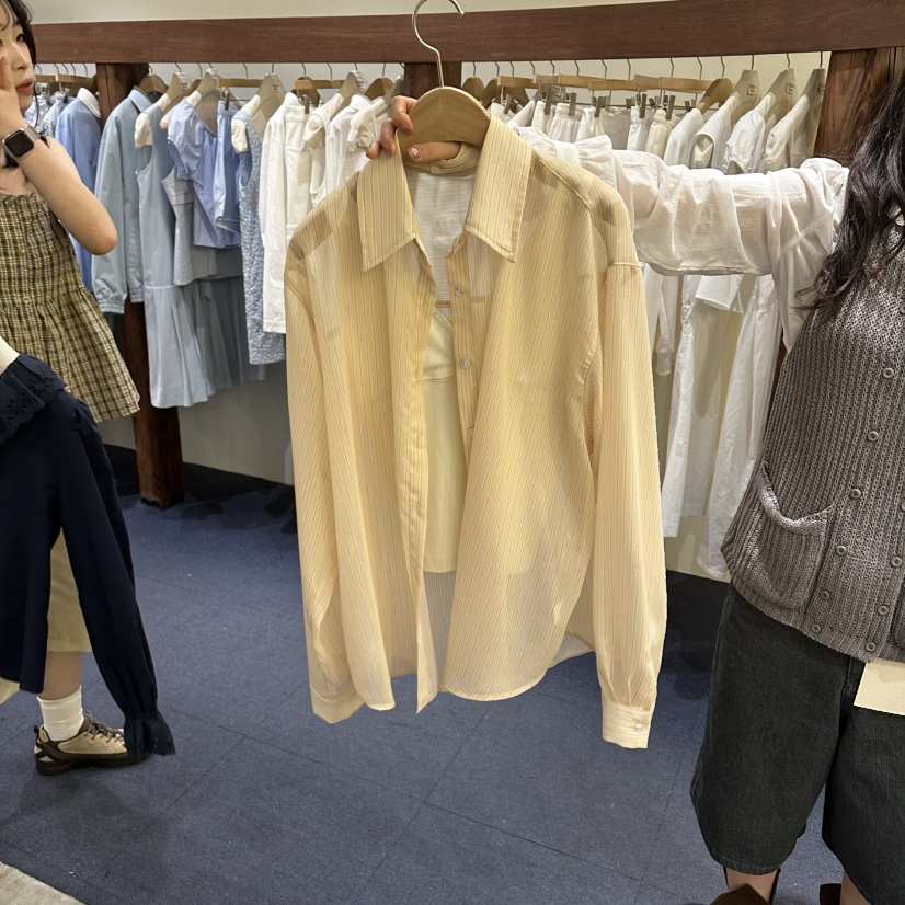 FURE韓國直郵女裝新品職業休閑推薦26春夏襯衫蕾絲衫不含內搭FURE襯衫/蕾絲衫