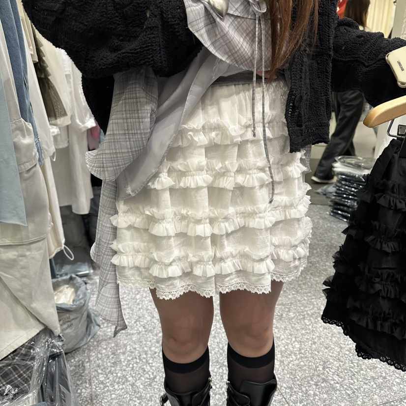 SOF東大門實拍女裝新款職業26春夏休閑時尚真品熱賣裙褲蕾絲SOF裙褲