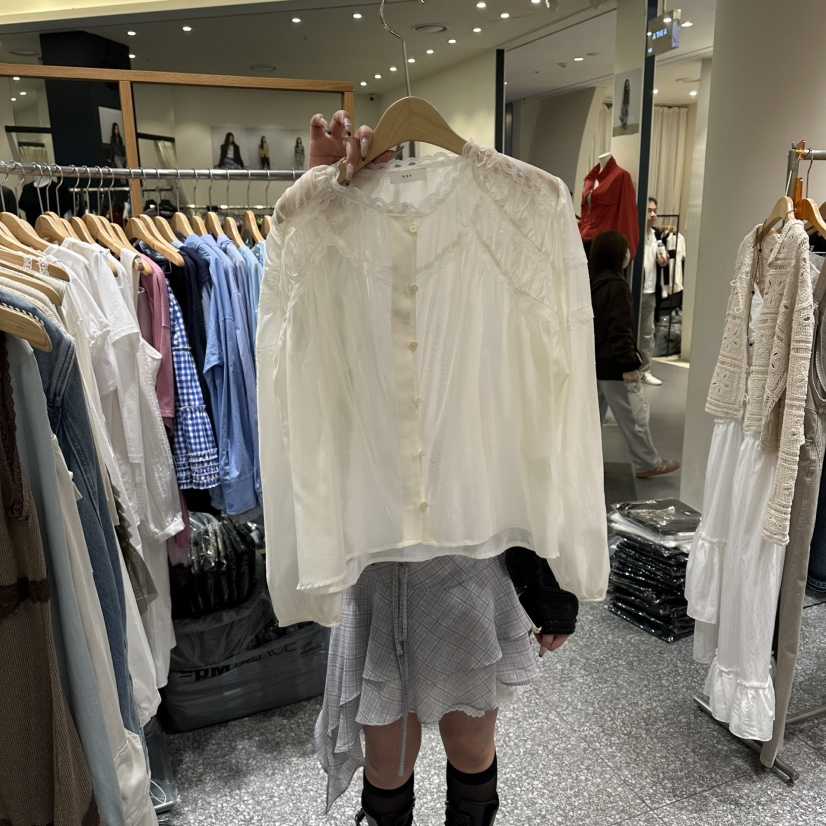 SOF東大門代購女士新品熱賣人氣時尚真品職業26春夏襯衫蕾絲衫SOF襯衫/蕾絲衫