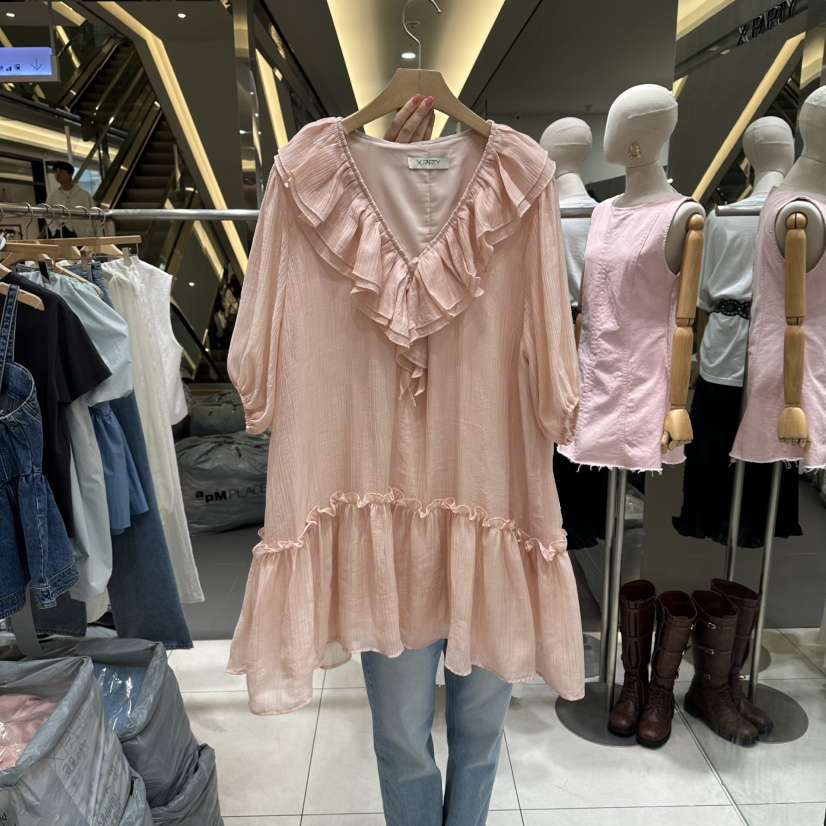 XPARTY韓國代購女士新款休閑職業人氣26春夏推薦熱賣連衣裙XPARTY連衣裙