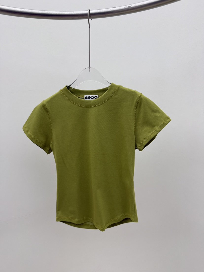 SEOLO東大門直郵女裝新品人氣休閑職業時尚熱賣真品26春夏T恤Seolo seoulT恤