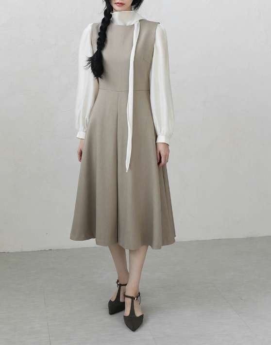 BITTERSWEET韓國直郵女裝新品休閑26春夏時尚連衣裙不含內搭MOR___連衣裙