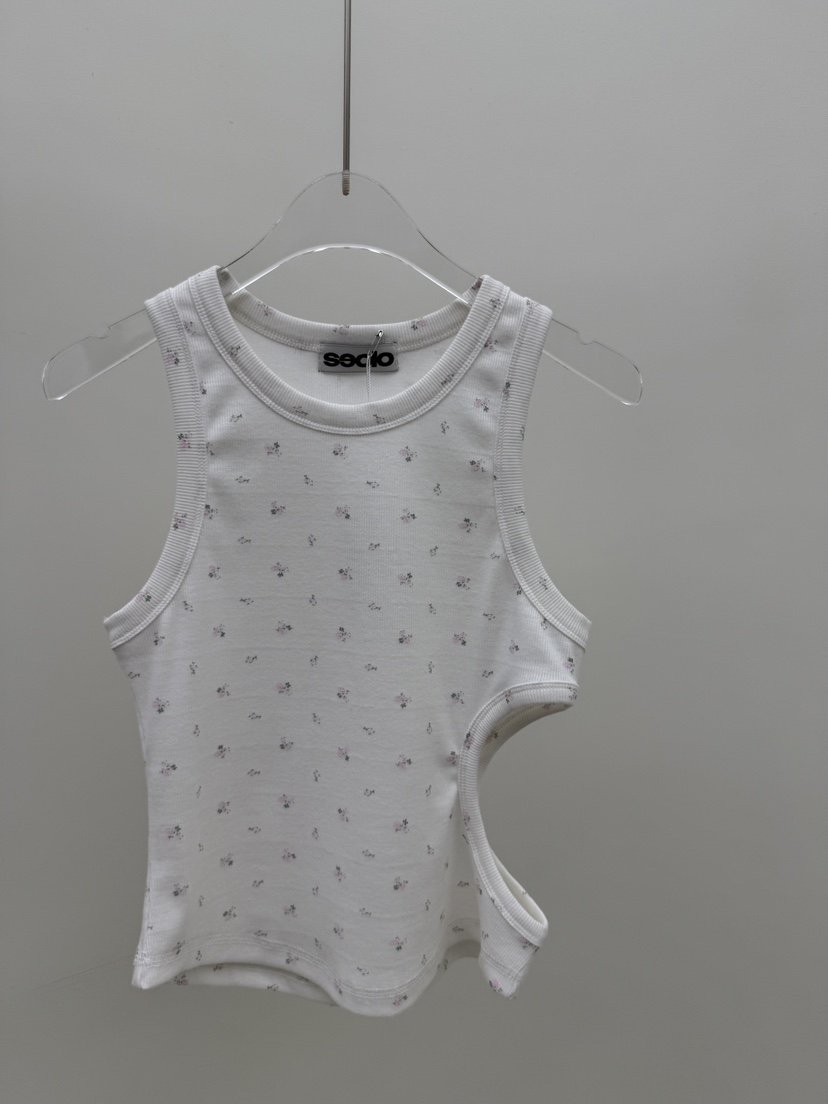 SEOLO韓國直郵女士新款真品休閑推薦時尚熱賣吊帶背心羅紋Seolo seoul吊帶/背心