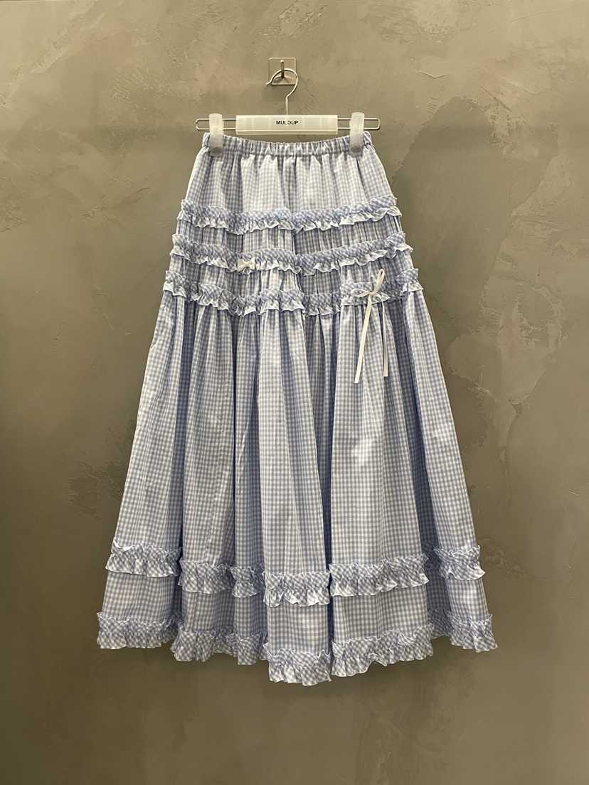 MULCUP韓國直郵實拍女士新款休閑時尚26春夏人氣職業長裙MULCUP長裙