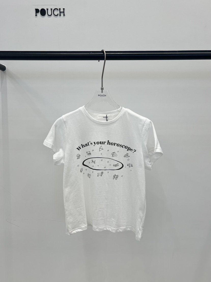 POUCH韓國代購女士新品職業休閑26春夏熱賣人氣時尚推薦T恤POUCHT恤