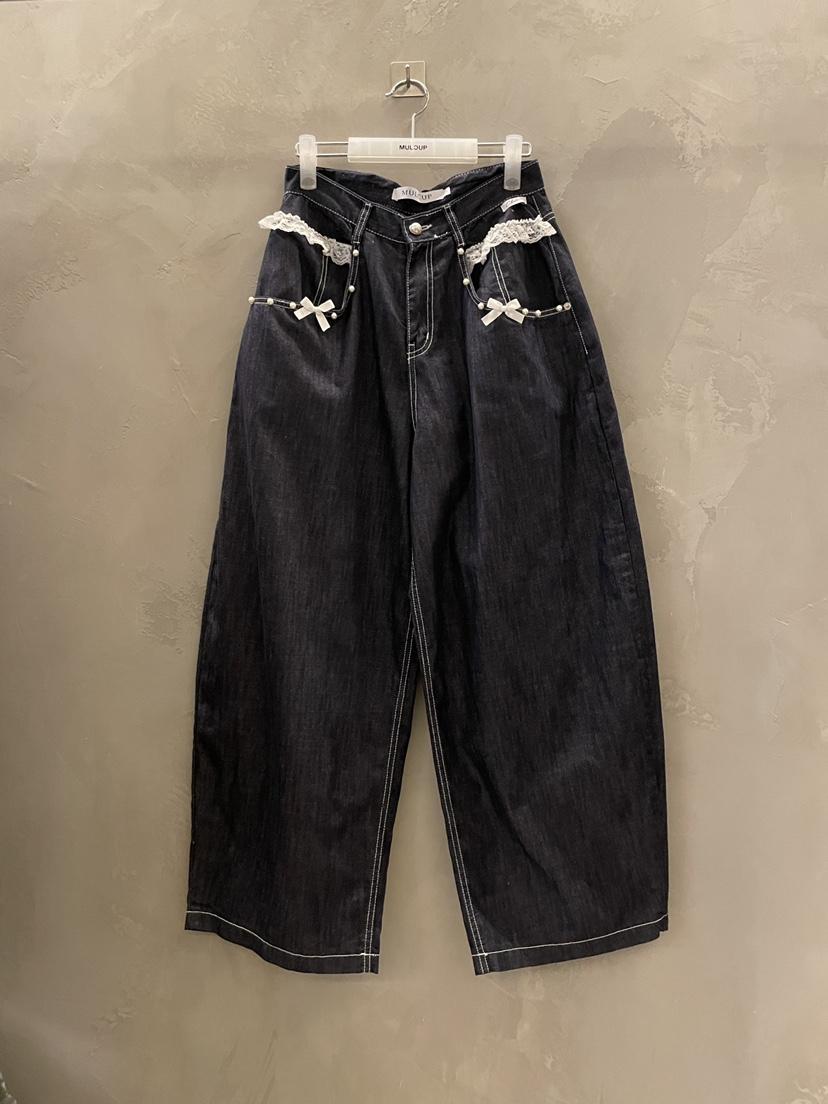 MULCUP韓國直郵實拍女士新品推薦26春夏時尚人氣休閑牛仔褲MULCUP牛仔褲