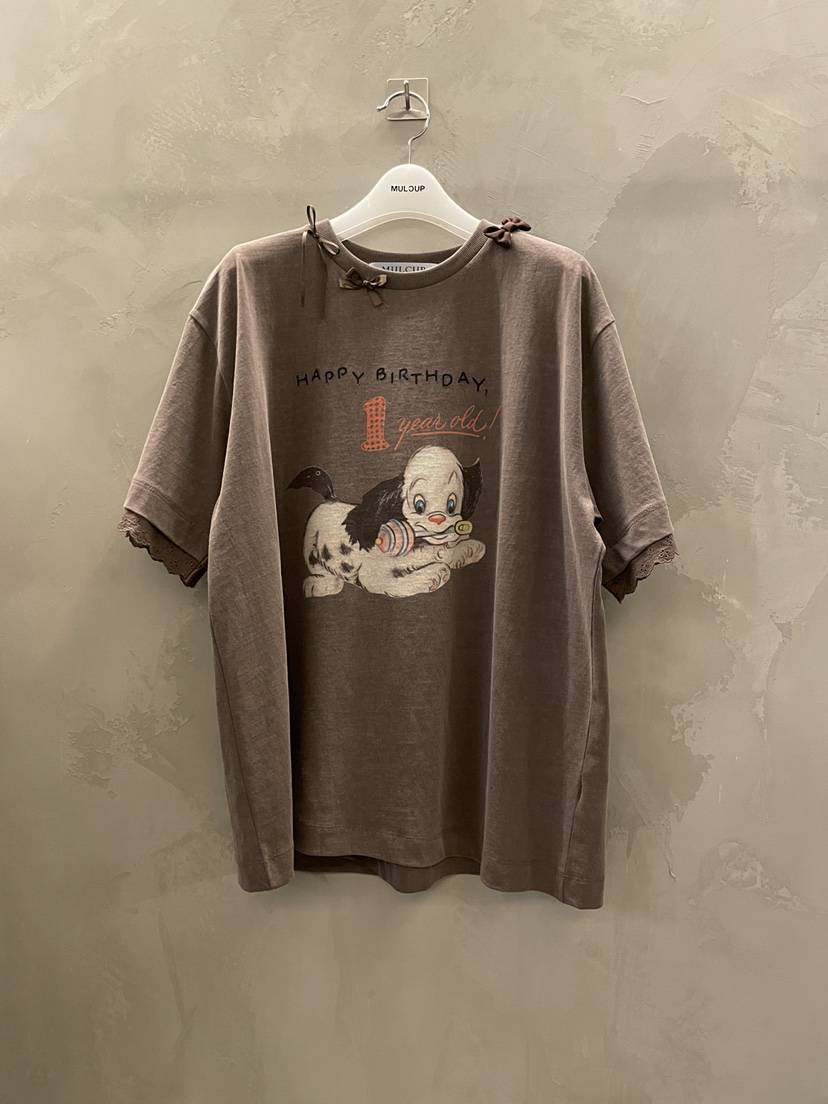 MULCUP韓國東大門直郵女士新款推薦熱賣26春夏人氣T恤狗狗MULCUPT恤