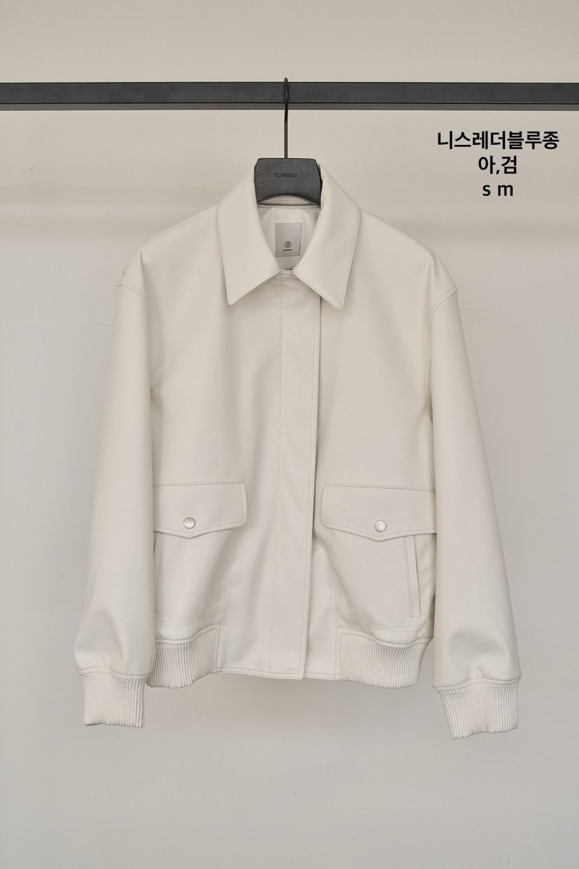 BLOSSOM韓國東大門代購女裝新款休閑職業人氣26春夏時尚皮衣BLOSSOM皮衣