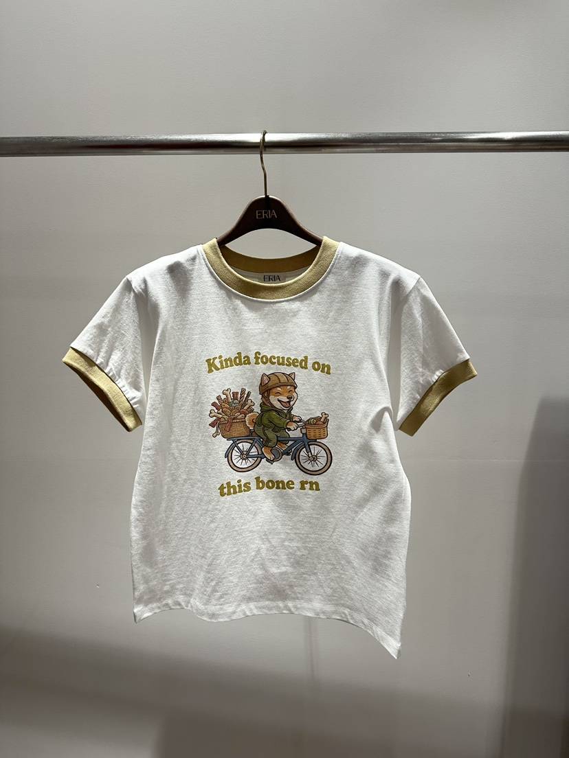 HUE/ERIA韓國東大門直郵女士新品職業時尚26春夏人氣T恤HUE/ERIAT恤