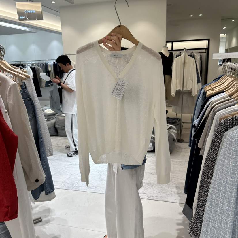 BLUEI-D/N SHARP韓國直郵女裝新品休閑人氣職業針織衫Blue i-d/N SHARP針織衫