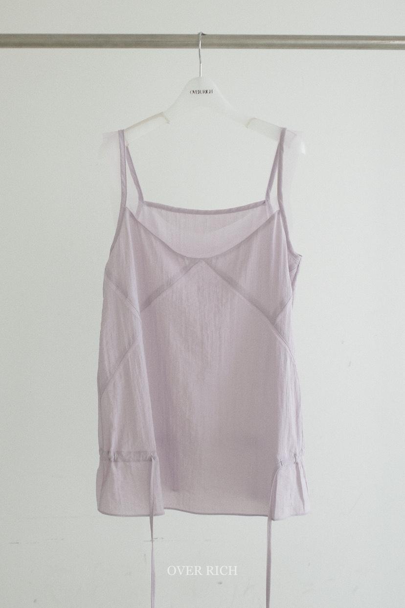 OVER RICH韓國代購女士新款推薦休閑熱賣26春夏吊帶背心OVER RICH吊帶/背心