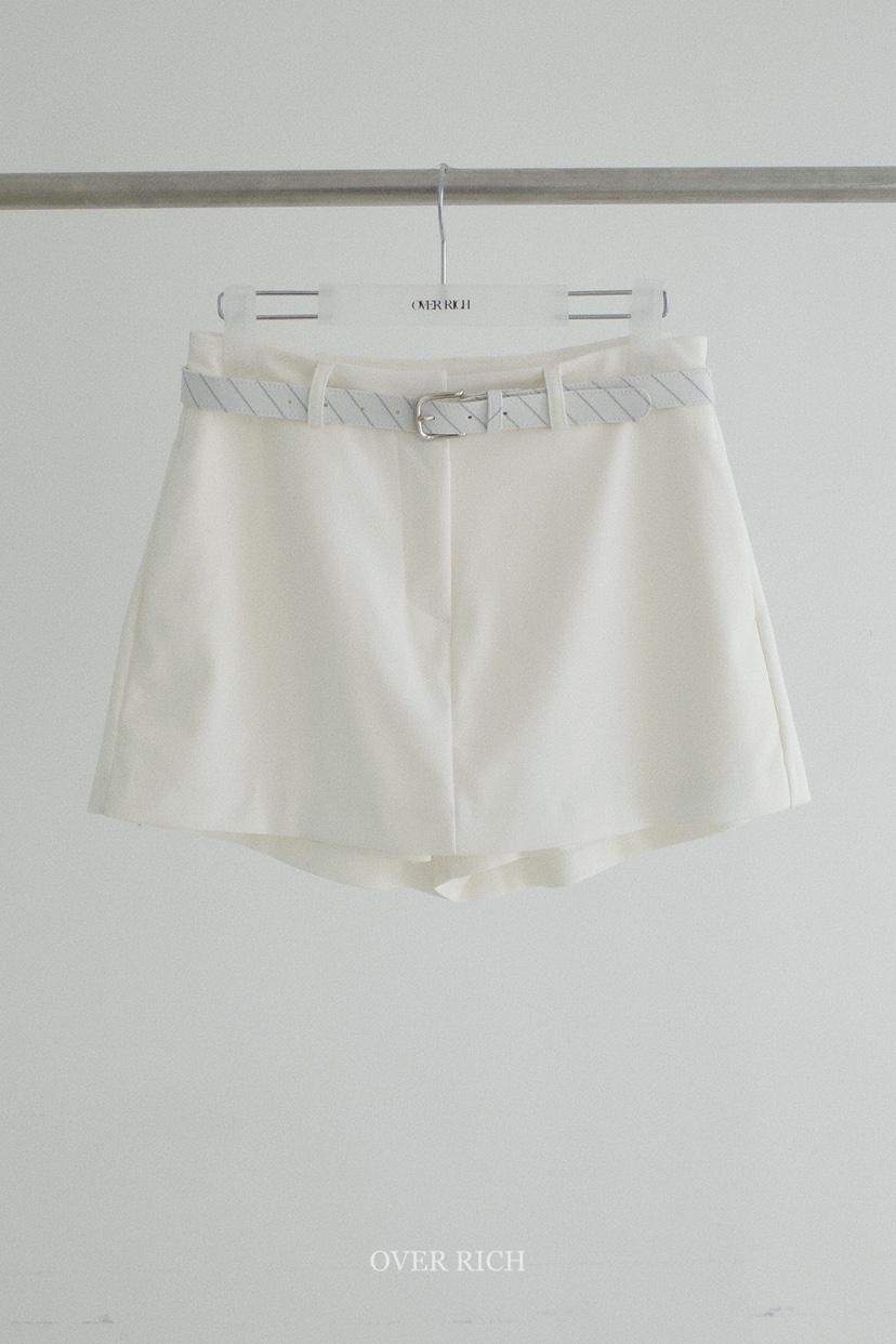 OVER RICH韓國東大門代購女裝新款休閑時尚裙褲不含腰帶OVER RICH裙褲