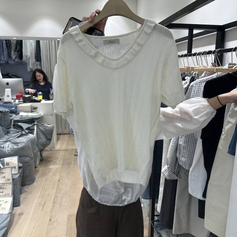 BRUNI/RICOTTA韓國東大門直郵女士新款人氣26春夏針織衫BRUNI/RICOTTA針織衫