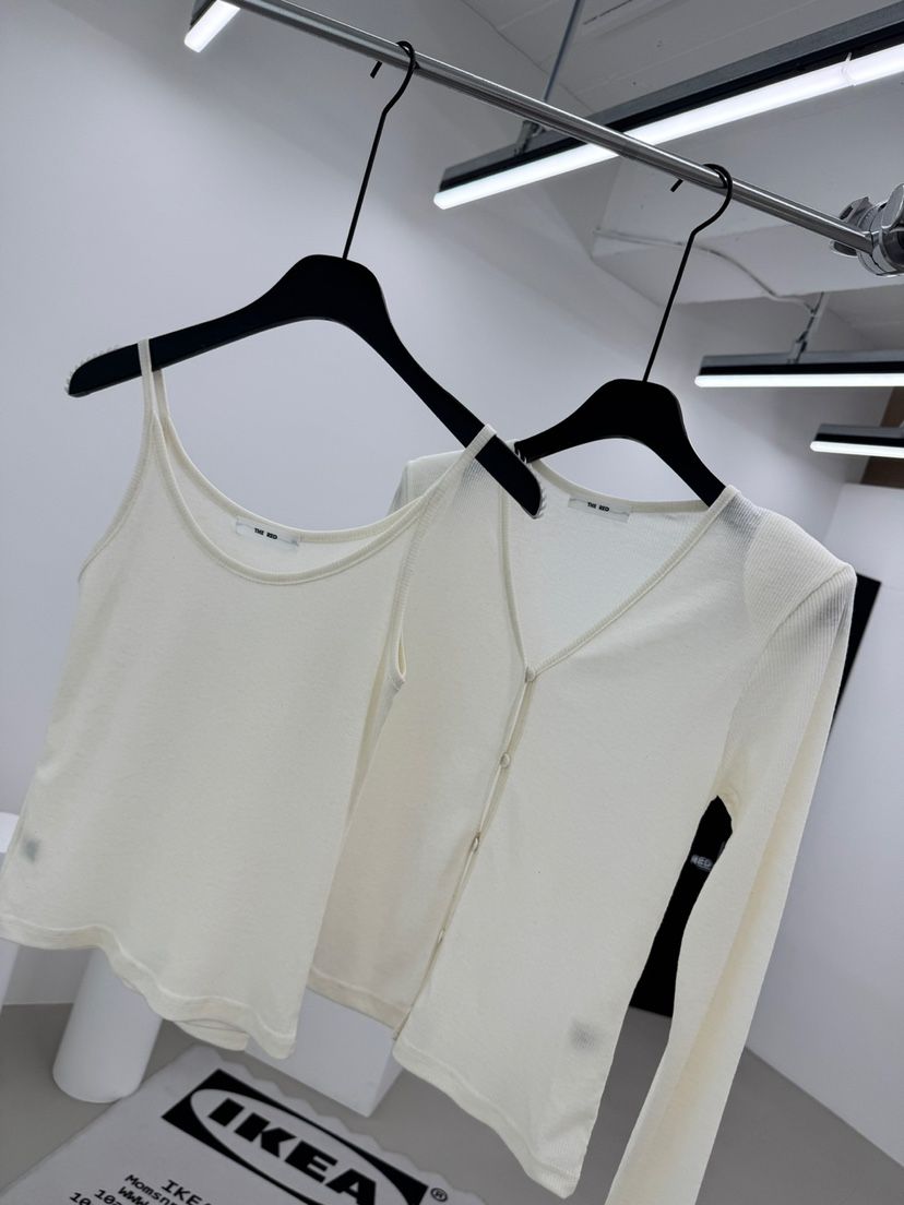 RED-A韓國直郵女裝新款時尚推薦26春夏職業吊帶背心開衫RED-A吊帶/背心