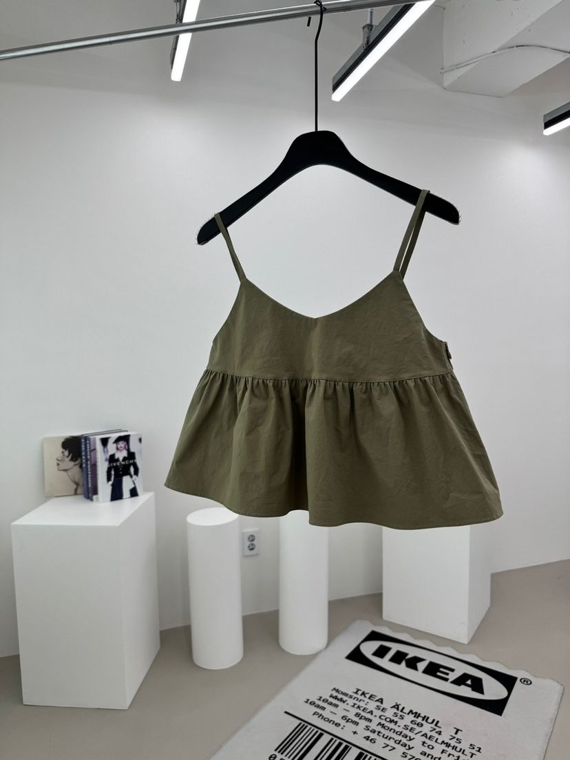 RED-A韓國東大門代購女裝新品推薦職業人氣吊帶背心荷葉邊RED-A吊帶/背心