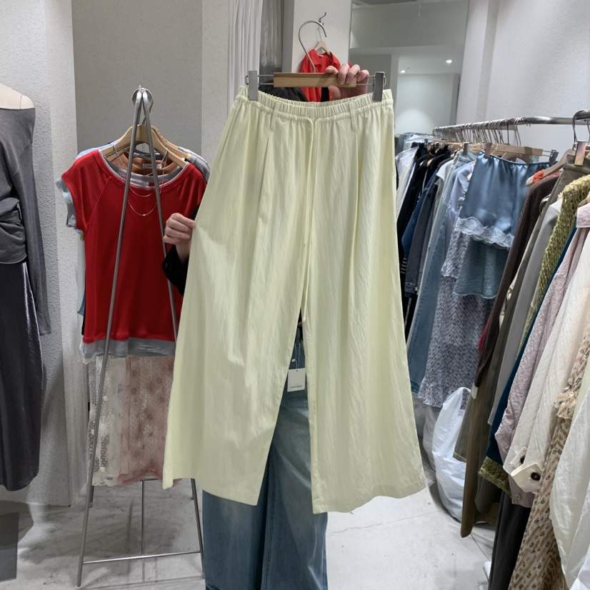 SSEMIENNE韓國代購女裝新款職業時尚26春夏人氣推薦休閑褲SSENIQUE休閑褲