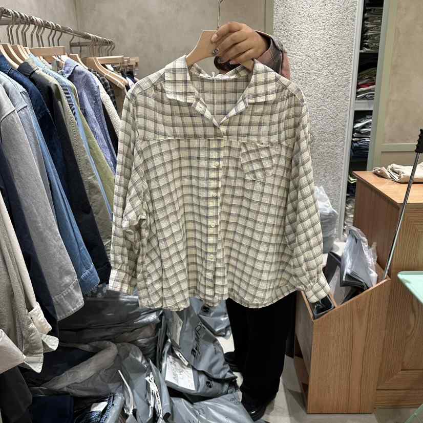 DELI JENNY韓國代購女士新品職業26春夏推薦人氣襯衫蕾絲衫DELI JENNY襯衫/蕾絲衫