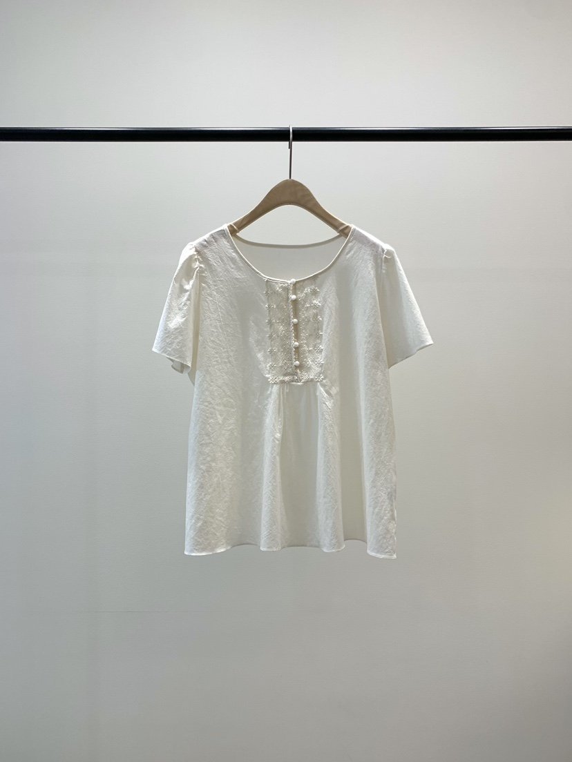 KNOCK韓國東大門代購女裝新款時尚熱賣推薦襯衫蕾絲衫蕾絲KNOCK襯衫/蕾絲衫