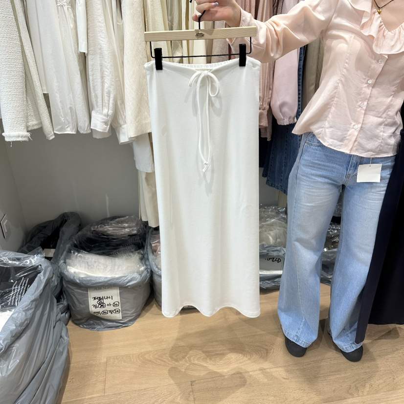 aube nunt韓國代購女裝新品休閑職業26春夏熱賣推薦長裙aube nunt長裙