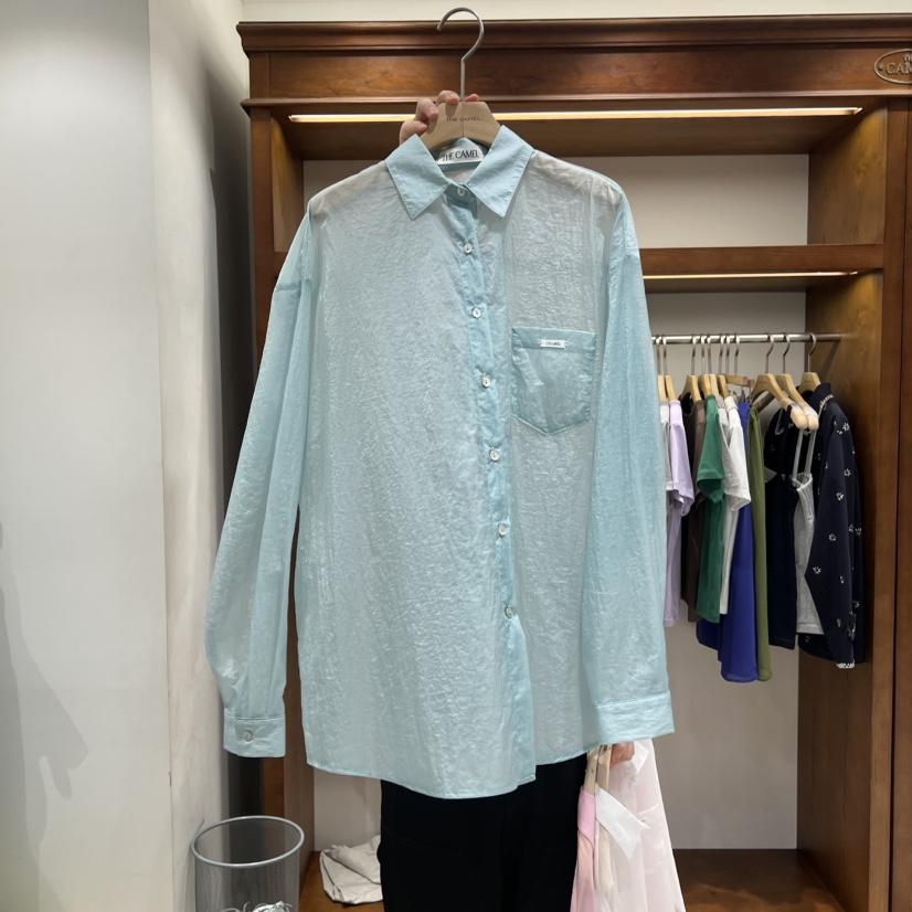 THE CAMEL韓國東大門直郵女裝新款職業襯衫蕾絲衫the came_l 家襯衫/蕾絲衫