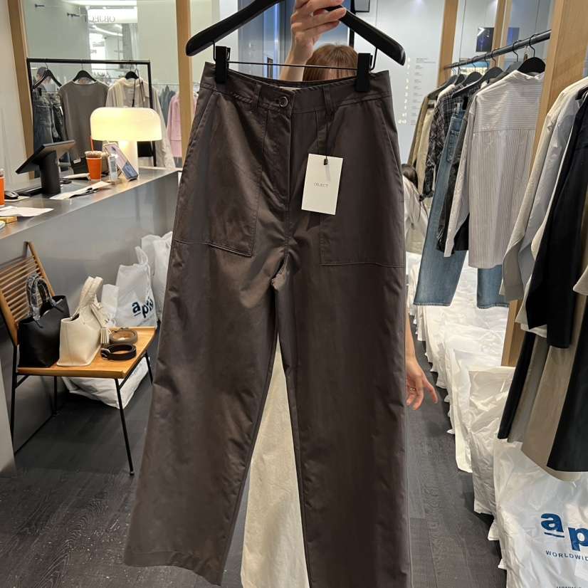 OBJECT韓國直郵實拍女士新款熱賣休閑時尚26春夏人氣休閑褲OBJECT休閑褲