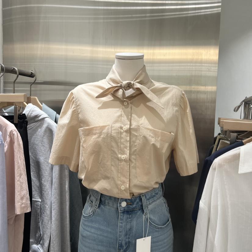 CHAE韓國直郵女裝新款休閑26春夏熱賣職業時尚襯衫蕾絲衫CHAE襯衫/蕾絲衫