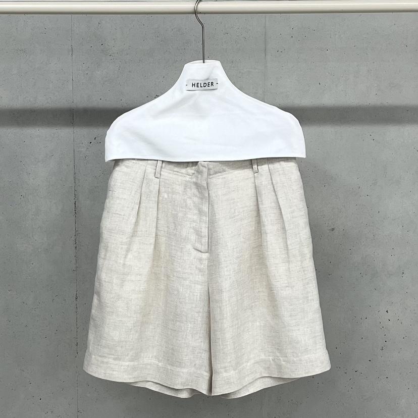 HELDER-P韓國直郵女裝新款26春夏推薦休閑時尚短褲亞麻布HELDER短褲