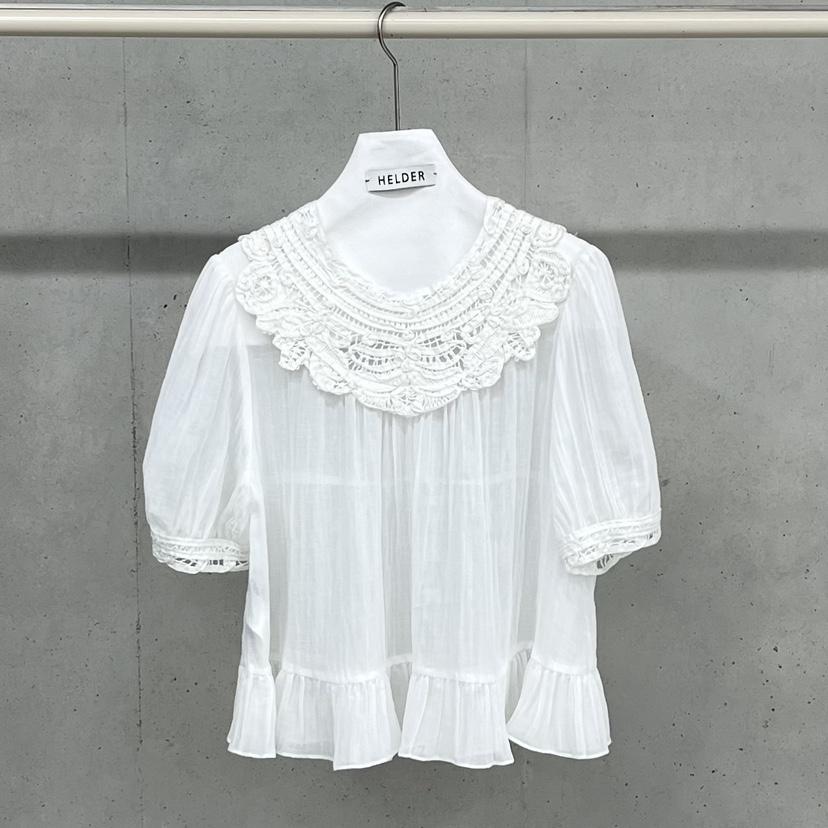 HELDER-P韓國東大門直郵女裝新品26春夏人氣推薦襯衫蕾絲衫HELDER襯衫/蕾絲衫