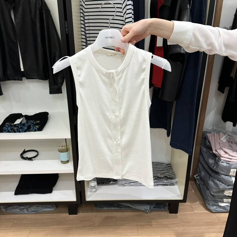 MUYBIEN韓國東大門代購女裝新品休閑人氣熱賣時尚吊帶背心MUYBIEN吊帶/背心