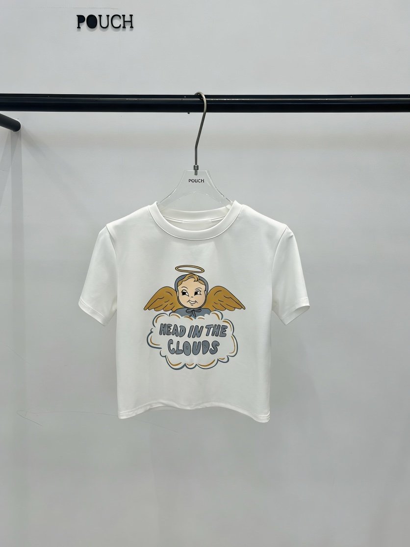 POUCH韓國代購女裝新款休閑人氣熱賣26春夏時尚職業推薦T恤POUCHT恤