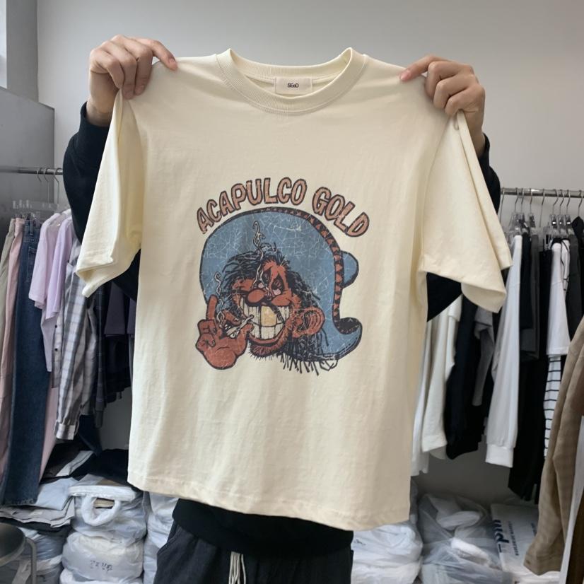 LEESEED-A韓國代購女士新品熱賣推薦時尚休閑26春夏人氣T恤SEeD/LEESEEDT恤