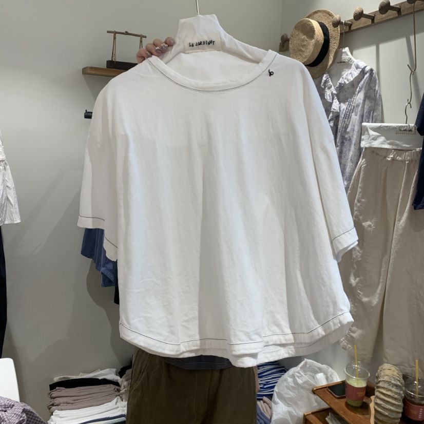 LE JARDINET韓國直郵女裝新款時尚人氣休閑26春夏熱賣T恤LE JARDINETT恤