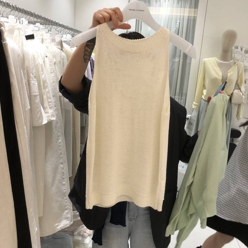 MONDAY TO SUNDAY韓國東大門代購女士新品26春夏吊帶背心MONDAY TO SUNDAY吊帶/背心