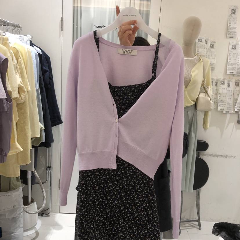 MONDAY TO SUNDAY韓國直郵女裝新品熱賣針織衫不含內搭MONDAY TO SUNDAY針織衫