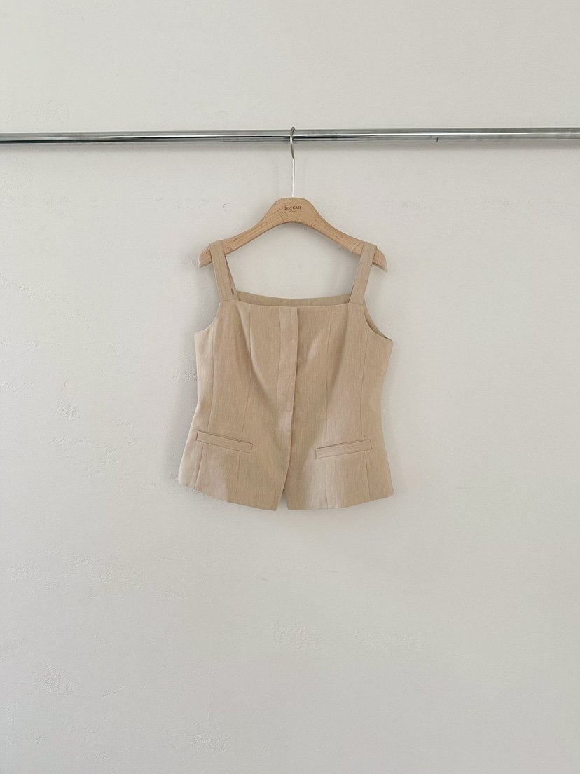 2ND GATE韓國代購女裝新品職業熱賣人氣26春夏推薦休閑馬甲2ND GATE馬甲