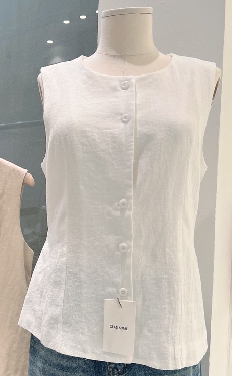 GLAD SOME韓國直郵女裝新款人氣休閑熱賣時尚職業推薦馬甲GLAD SOME馬甲