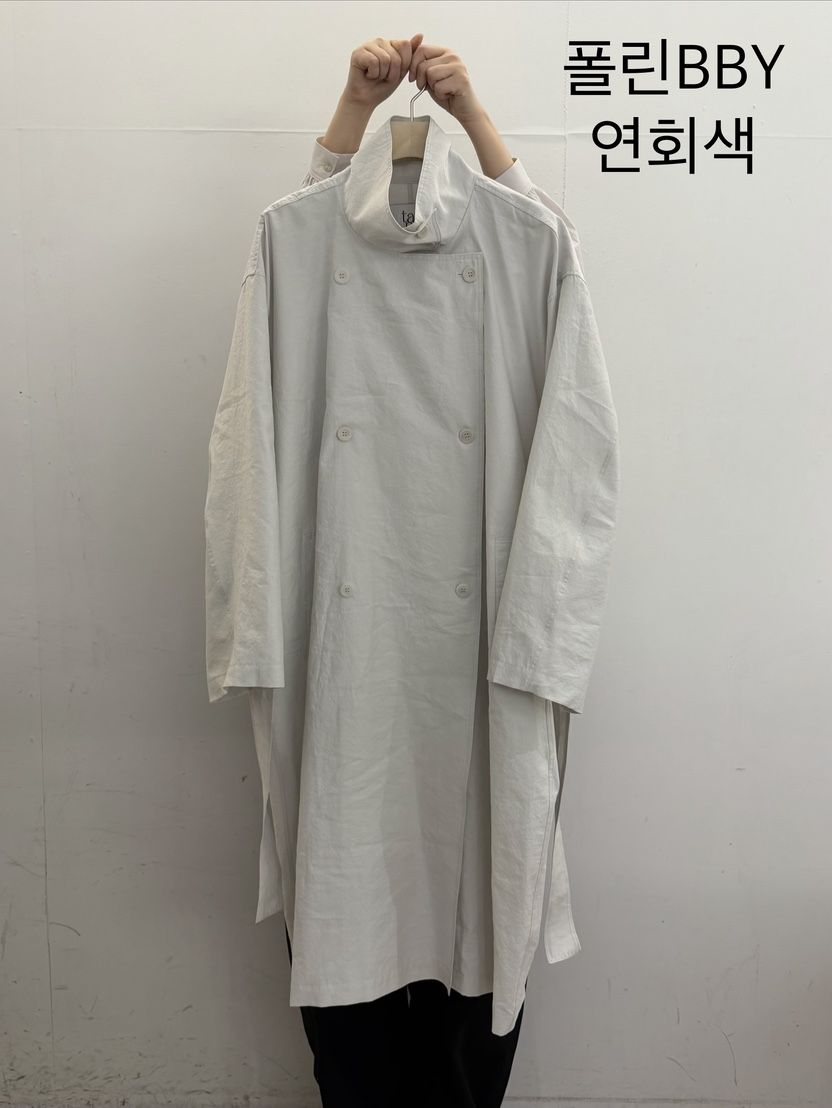 TAUPE韓國東大門直郵女士新品休閑26春夏推薦長款風衣含腰繩TAUPE長款風衣