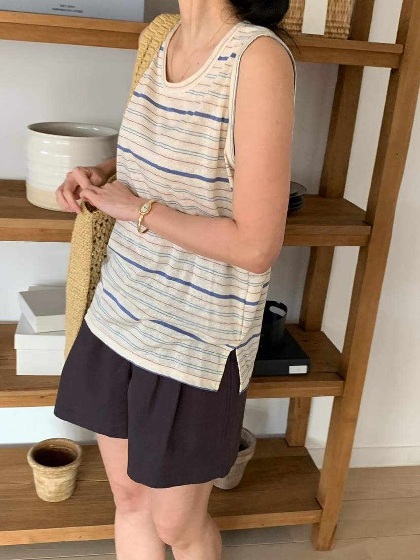 COBALT BLUE韓國東大門直郵女裝新品推薦時尚休閑吊帶背心COBALT BLUE吊帶/背心