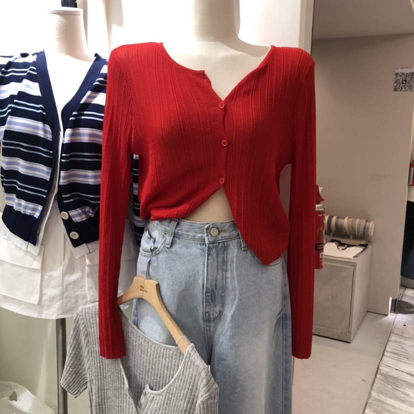 BY BOMI韓國東大門直郵女裝新品熱賣時尚推薦針織衫開衫BY BOMI針織衫