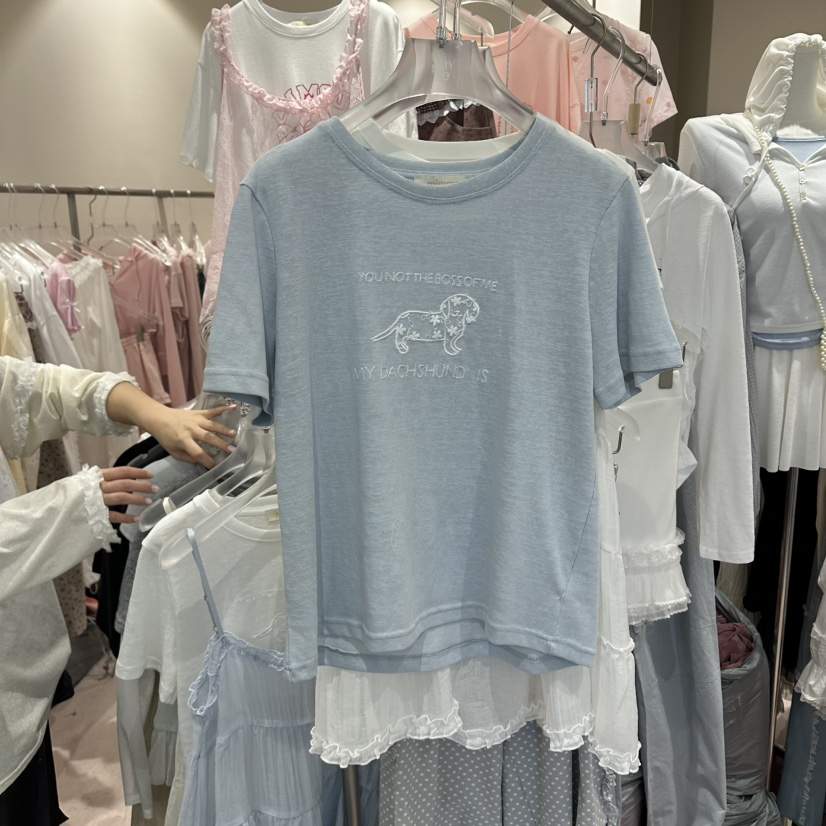 MIMME/LOOKK韓國代購女裝新款熱賣時尚職業推薦休閑人氣T恤MIMME/LOOKKT恤