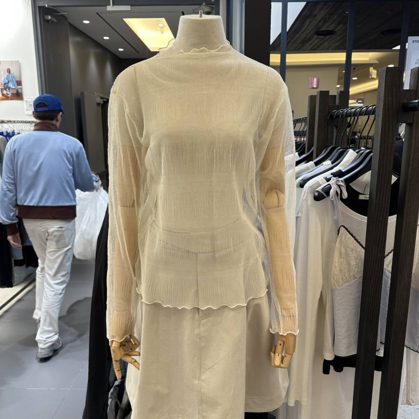 LE ETOILE韓國代購女士新品職業推薦26春夏休閑襯衫蕾絲衫Le etoile襯衫/蕾絲衫