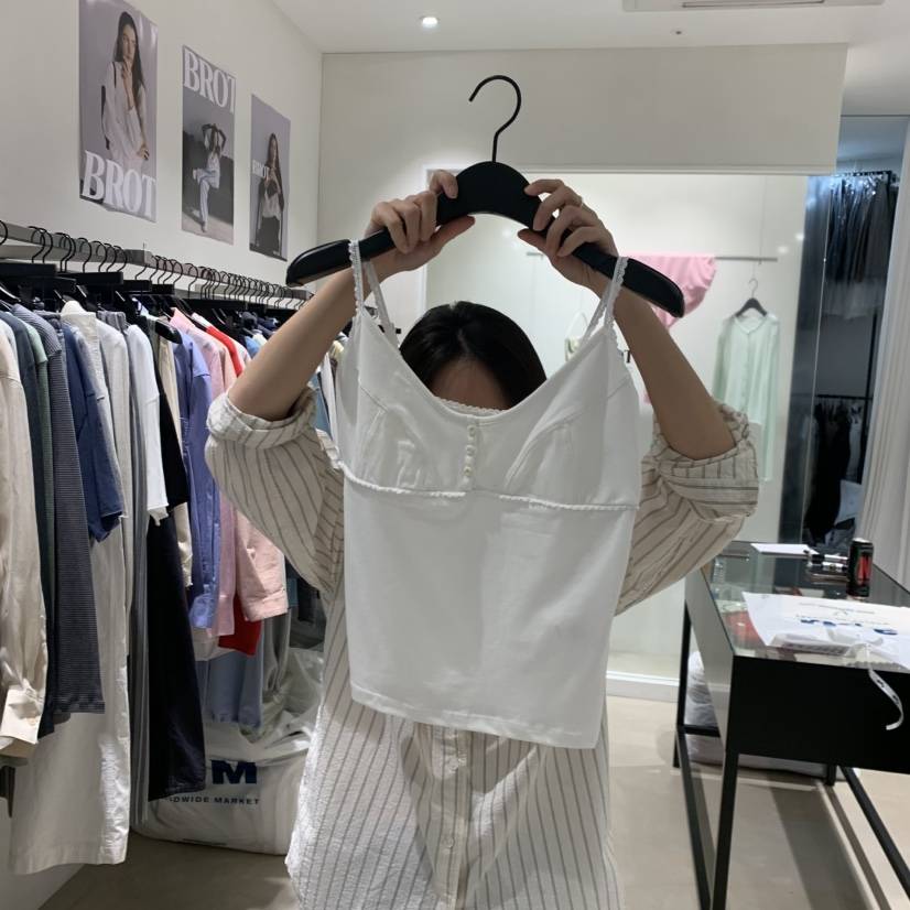 BROT韓國東大門直郵女裝新品人氣休閑職業推薦熱賣吊帶背心BROT吊帶/背心