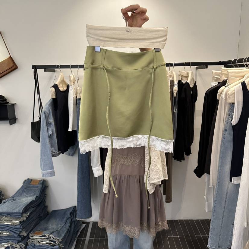 FIND-P韓國東大門直郵女裝新品職業推薦26春夏半身裙中短裙FIND-P半身裙/中短裙