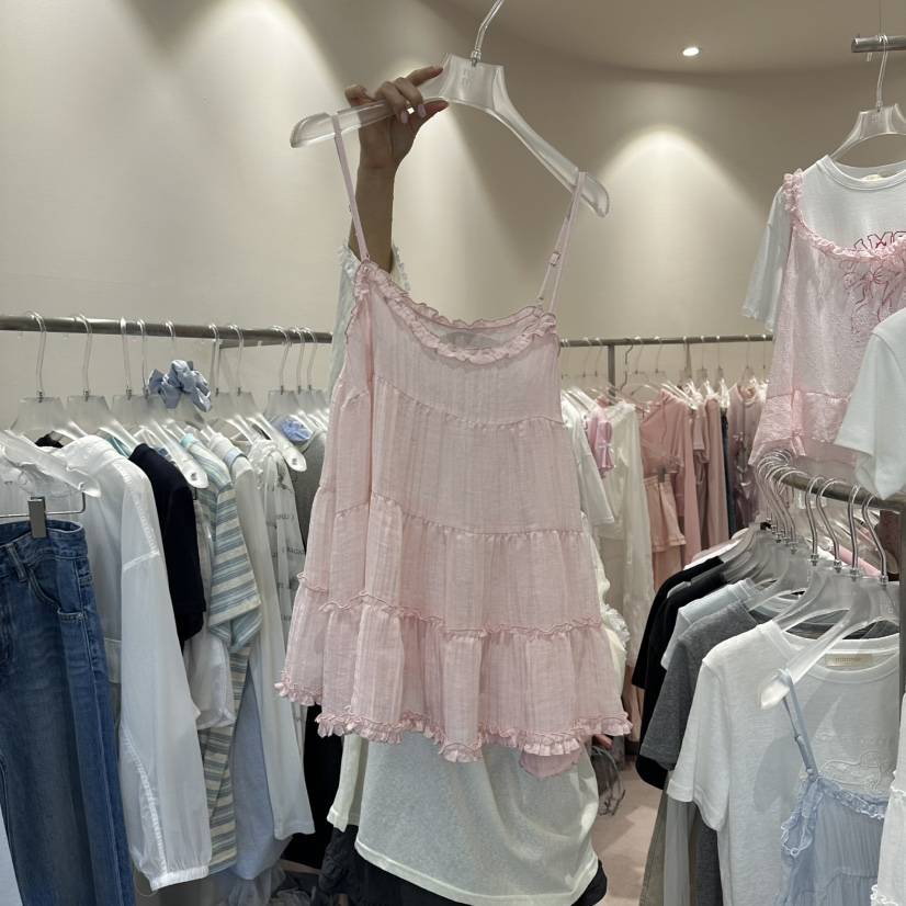 MIMME/LOOKK韓國直郵實拍女士新品時尚吊帶背心不含內搭MIMME/LOOKK吊帶/背心