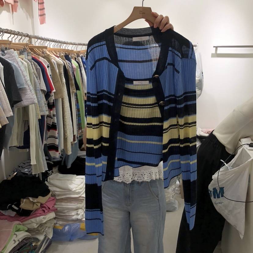 BY BOMI韓國東大門直郵女裝新品推薦休閑人氣套裝套裝羅紋BY BOMI套裝