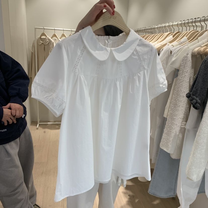 LIFFEY韓國東大門代購女裝新品職業26春夏時尚襯衫蕾絲衫LIFFEY襯衫/蕾絲衫