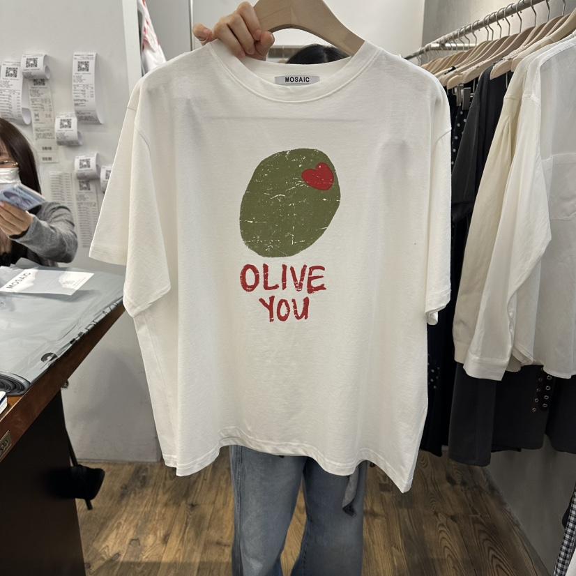 MOSAIC韓國東大門直郵女士新品時尚推薦熱賣職業26春夏T恤MOSAICT恤