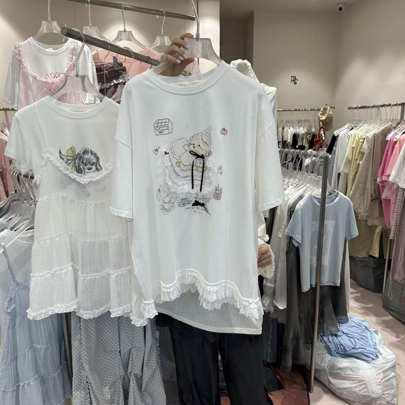 MIMME/LOOKK韓國直郵實拍女裝新品26春夏職業時尚人氣T恤MIMME/LOOKKT恤